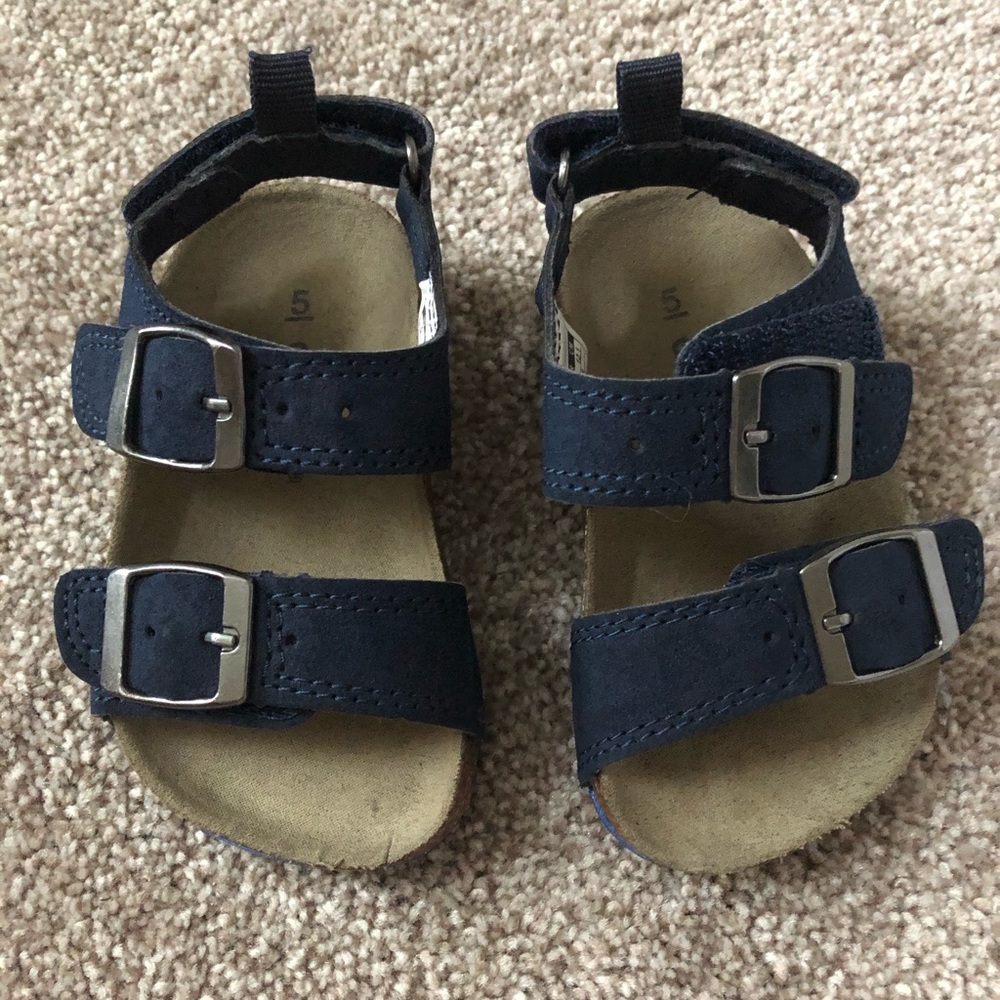 Carters blue sandals size 5
